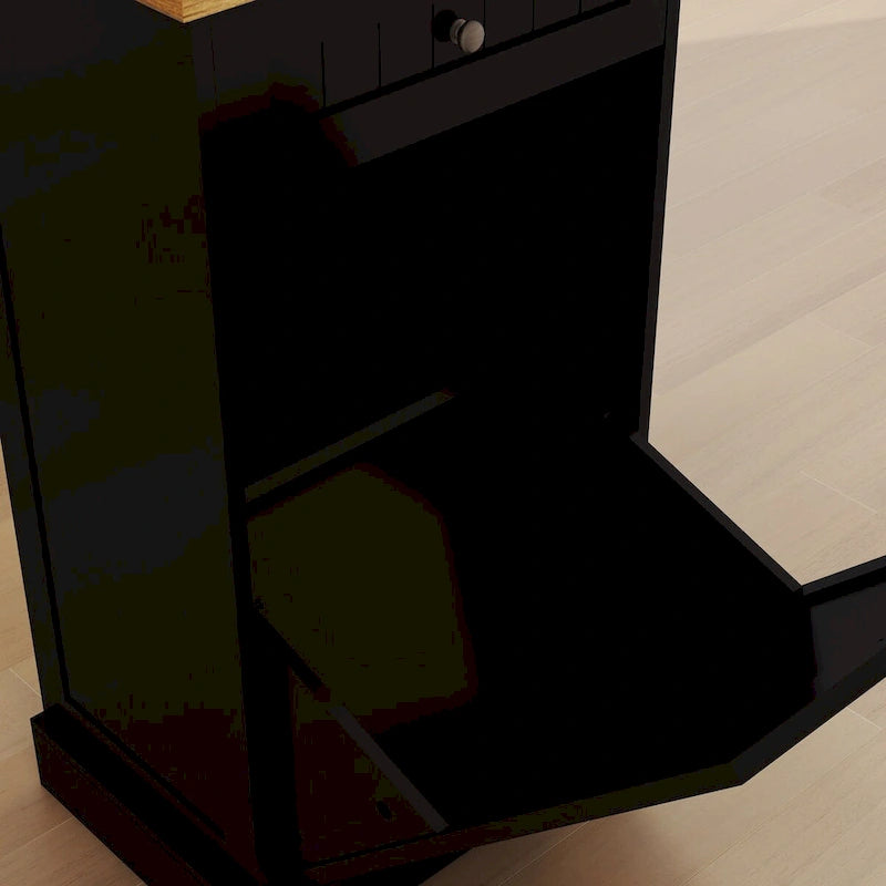 One Drawers and One-Compartment Tilt-Out Trash Cabinet Kitchen Trash Cabinet, suitable for Kitchen
