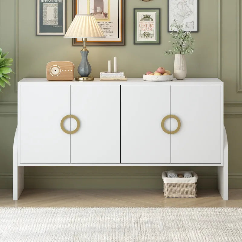 33.80 in. H Storage Cabinet with Adjustable Shelves