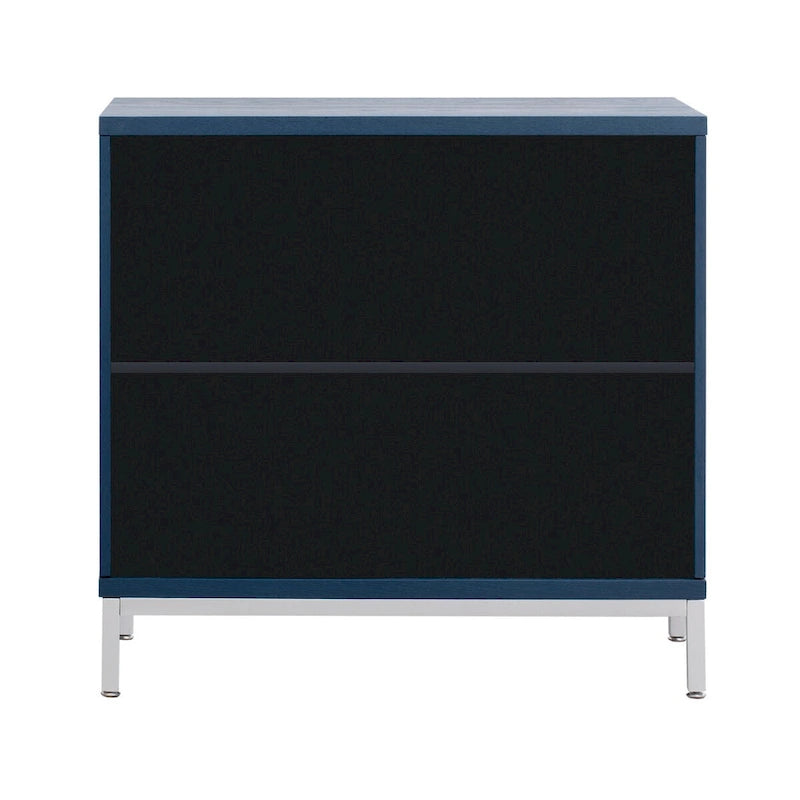 Accent Cabinet with Solid Wood Veneer and Metal Leg Frame - 34L x 15.5W x 31.9H