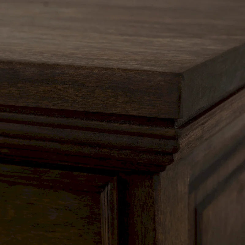 Handmade Solid Reclaimed Barn Wood & Wrought Iron Hardware Buffet & Sideboard 39 Width - N/A