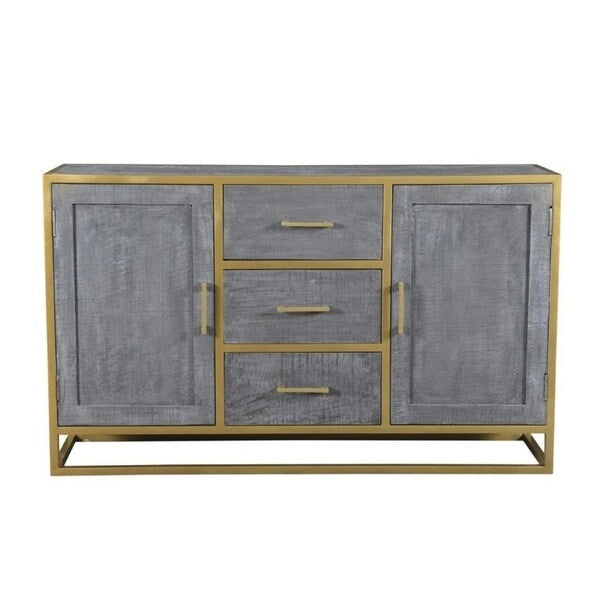 Raven Mango Wood Sideboard Buffet Cabinet