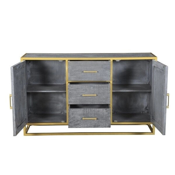 Mango Wood Sideboard Buffet Cabinet