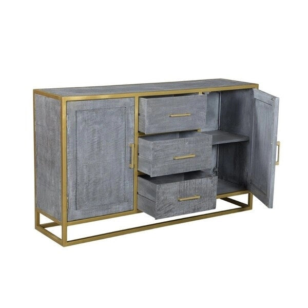 Mango Wood Sideboard Buffet Cabinet