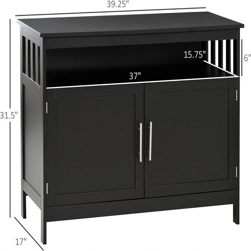 Sideboard Buffet Cabinet - 39.25D x 17W x 31.5H
