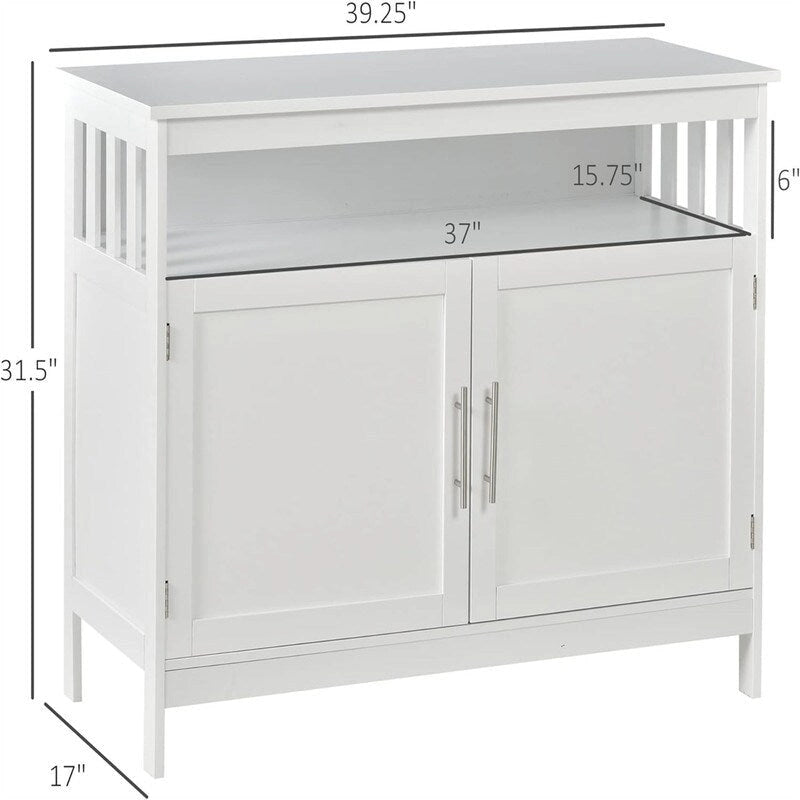 Sideboard Buffet Cabinet - 39.25D x 17W x 31.5H