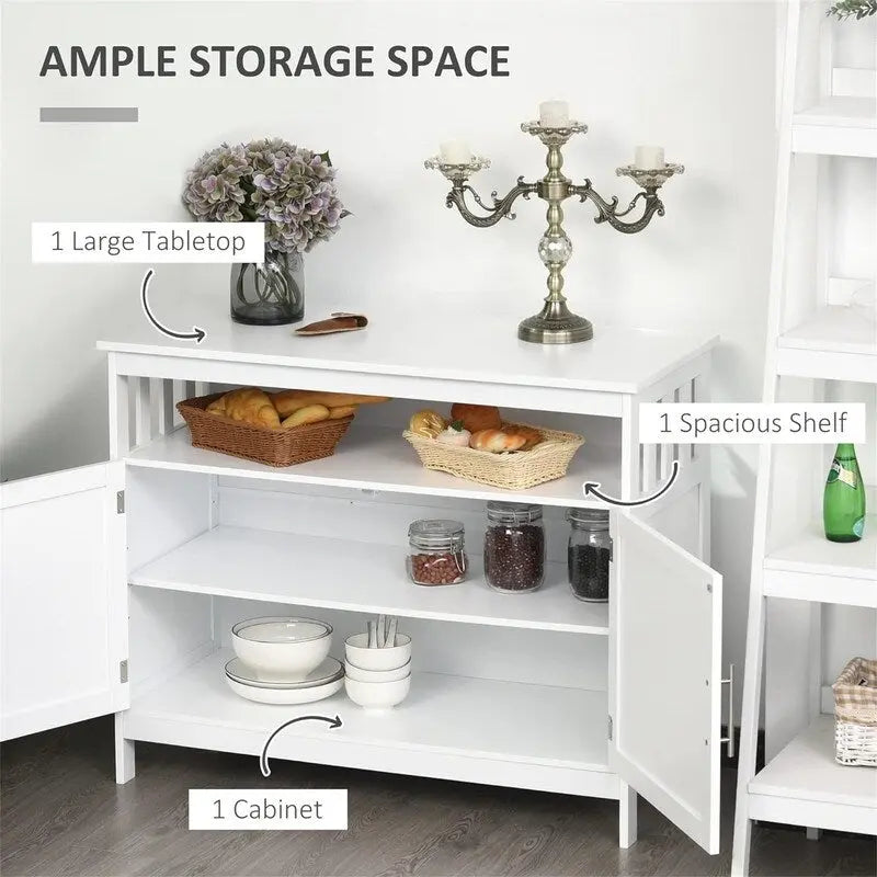 Sideboard Buffet Cabinet - 39.25D x 17W x 31.5H