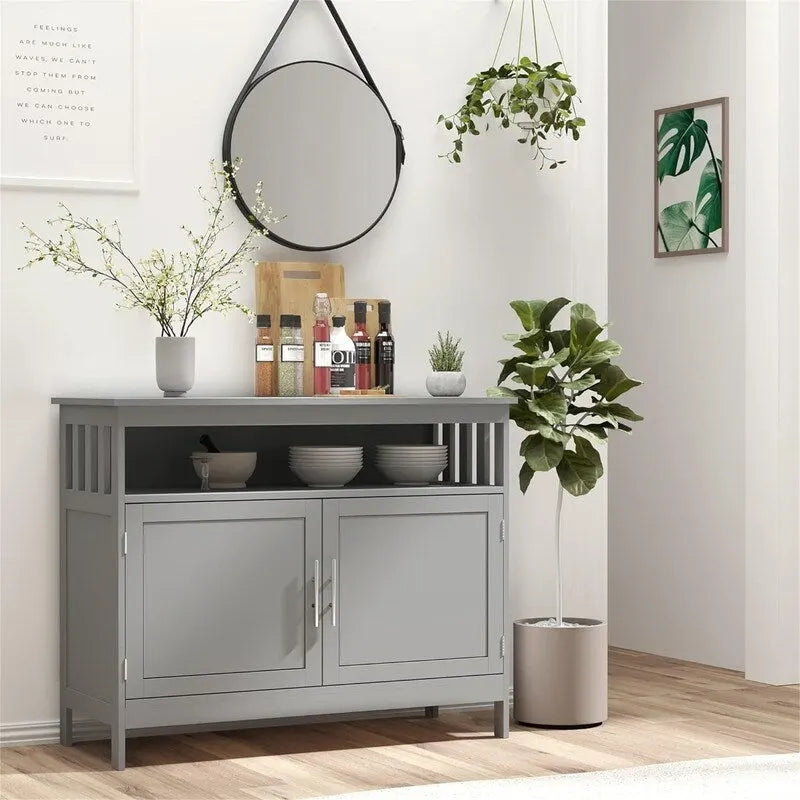 Sideboard Buffet Cabinet - 39.25D x 17W x 31.5H