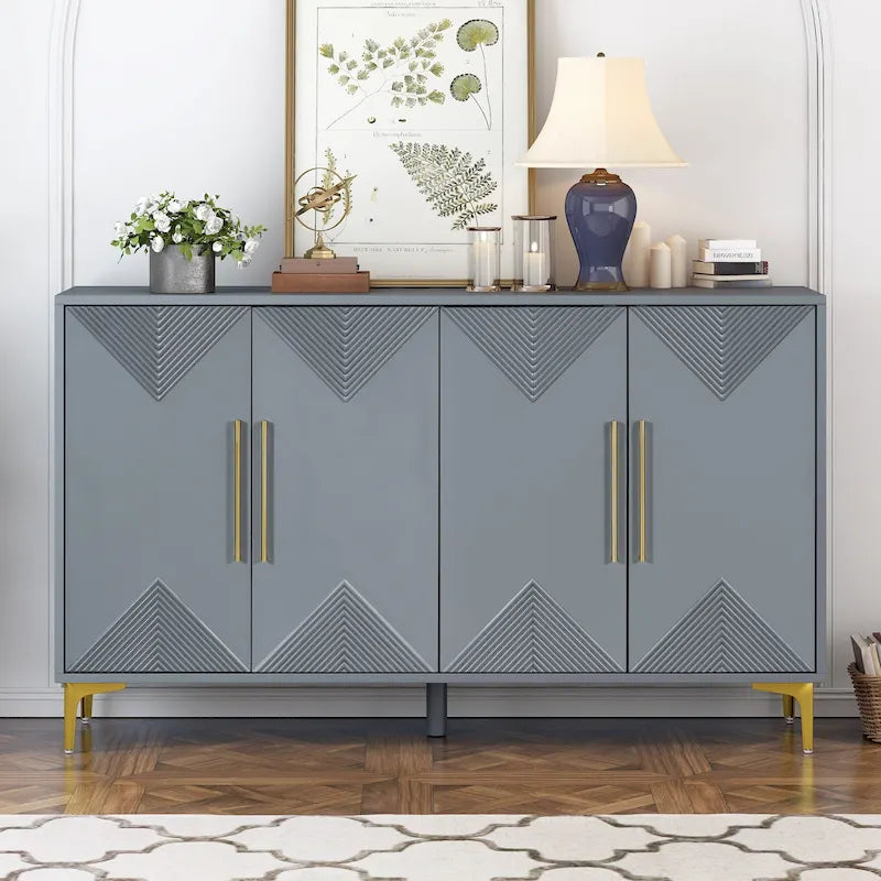 60 4 Doors Sideboard Cabinet