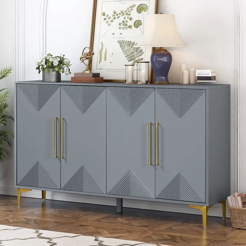 60 4 Doors Sideboard Cabinet