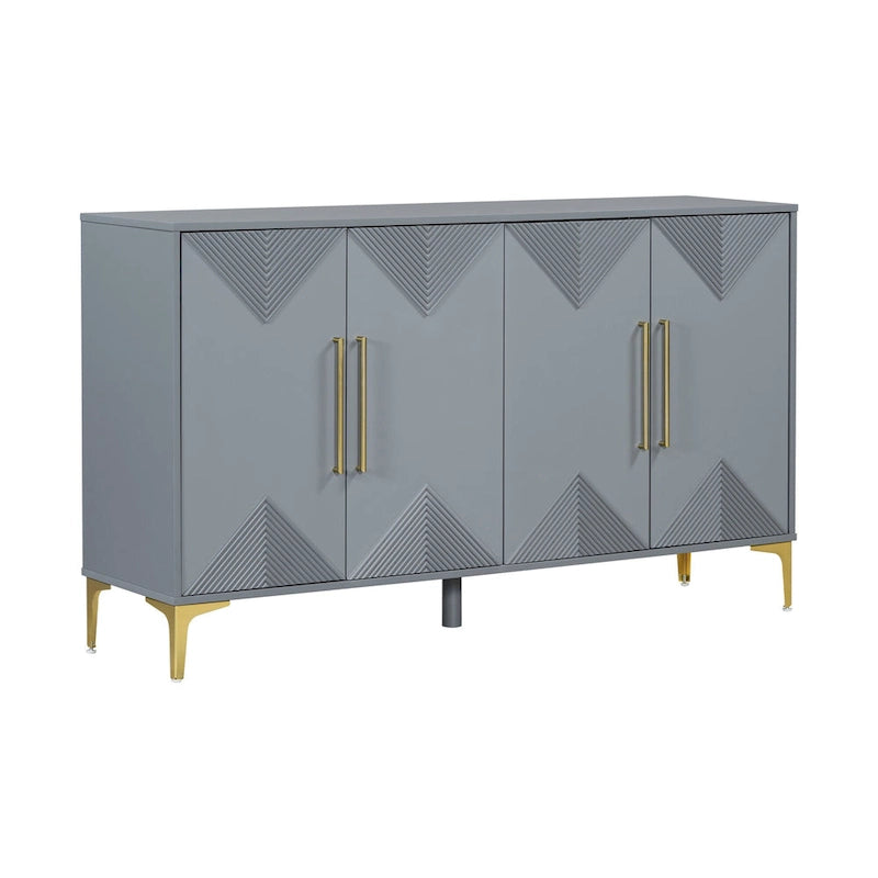 60 4 Doors Sideboard Cabinet