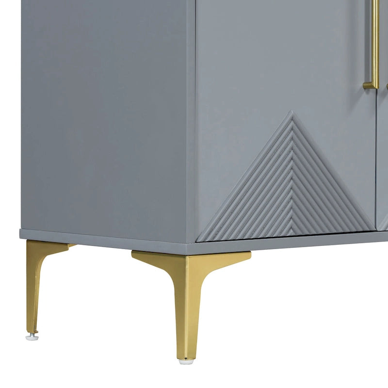 60 4 Doors Sideboard Cabinet