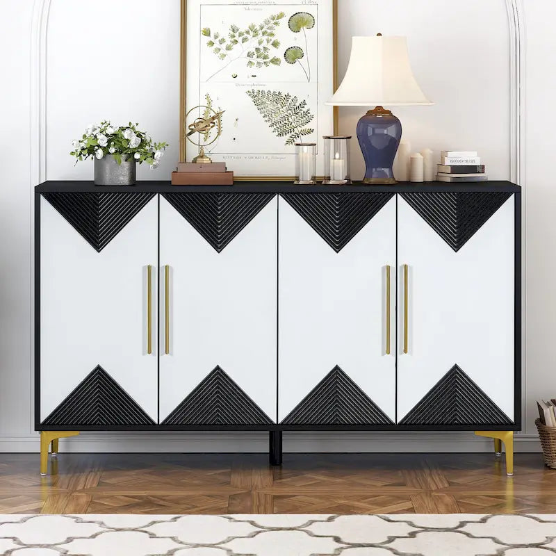 60 4 Doors Sideboard Cabinet