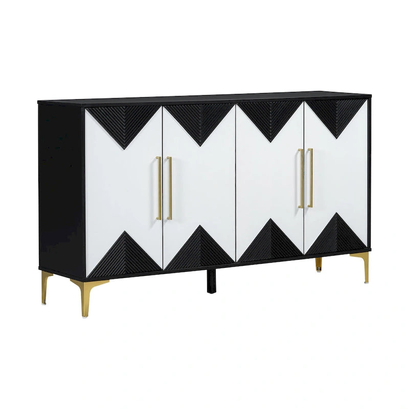 60 4 Doors Sideboard Cabinet
