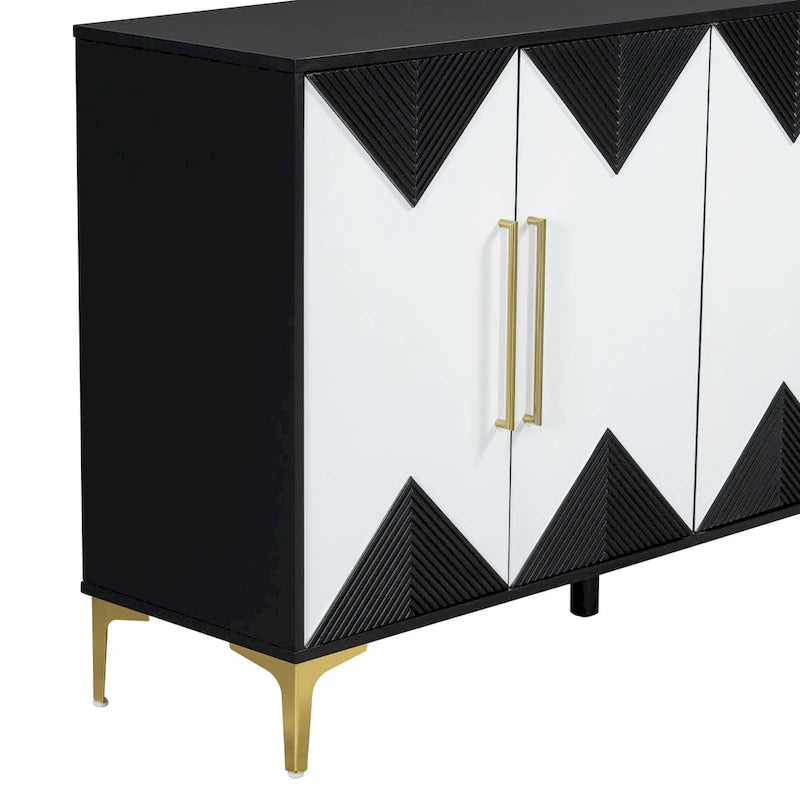 60 4 Doors Sideboard Cabinet