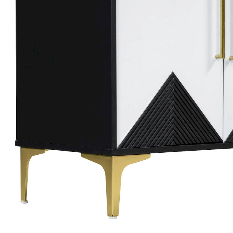 60 4 Doors Sideboard Cabinet