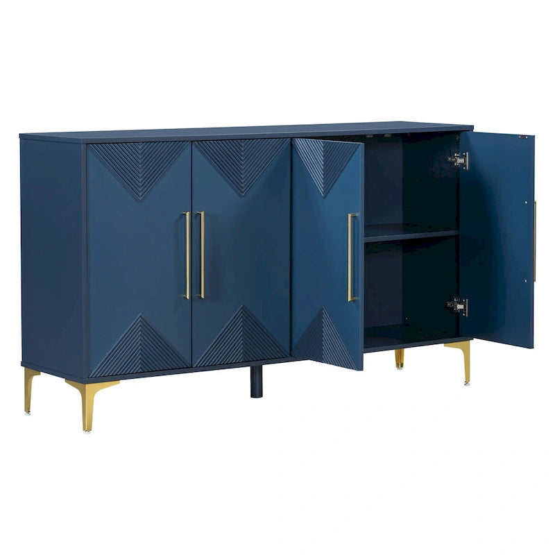 60 4 Doors Sideboard Cabinet