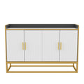 Modern Kitchen Buffet Storage Cabinet with Metal Legs