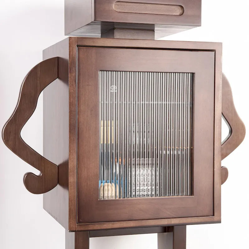 42 Robot Wooden Storage Cabinet Wine Rack