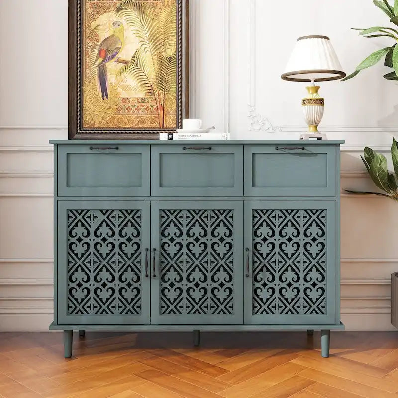 3-Door 3-Drawer Storage Cabinet for Bedroom
