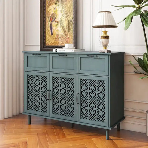 3-Door 3-Drawer Storage Cabinet for Bedroom