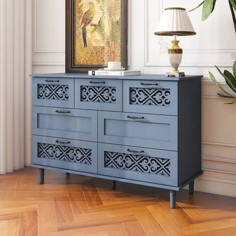3-Door 3-Drawer Storage Cabinet for Bedroom
