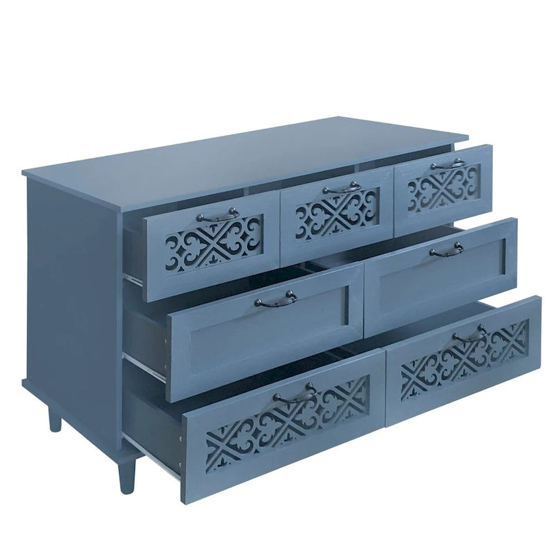 3-Door 3-Drawer Storage Cabinet for Bedroom
