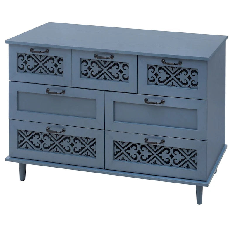3-Door 3-Drawer Storage Cabinet for Bedroom
