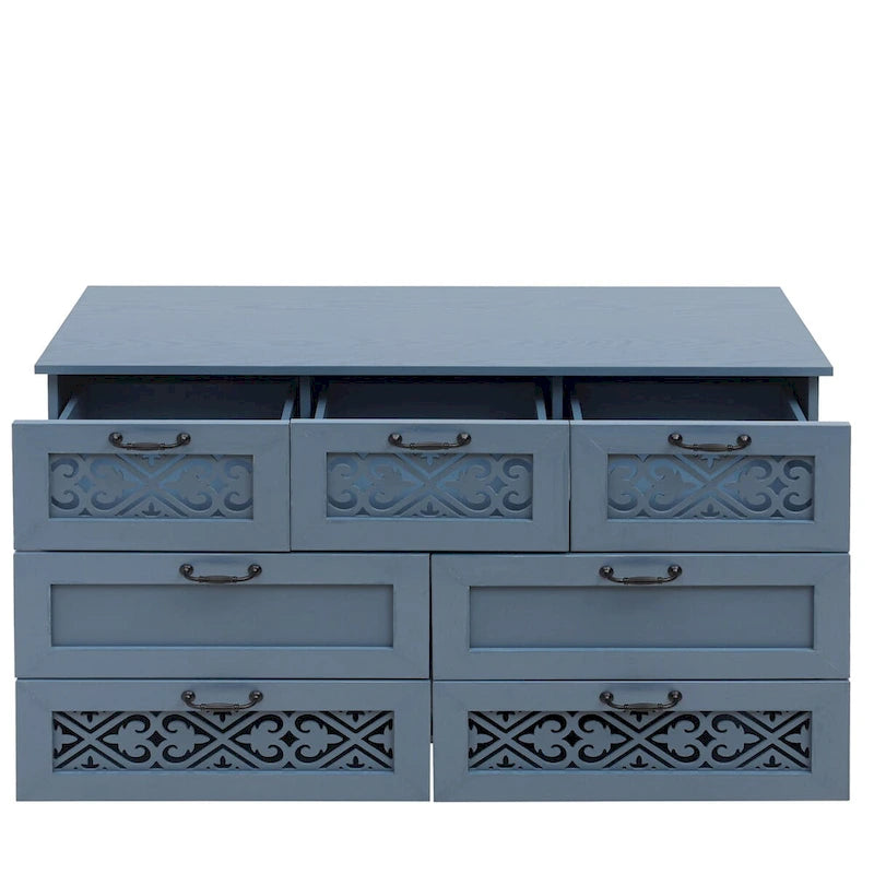 3-Door 3-Drawer Storage Cabinet for Bedroom