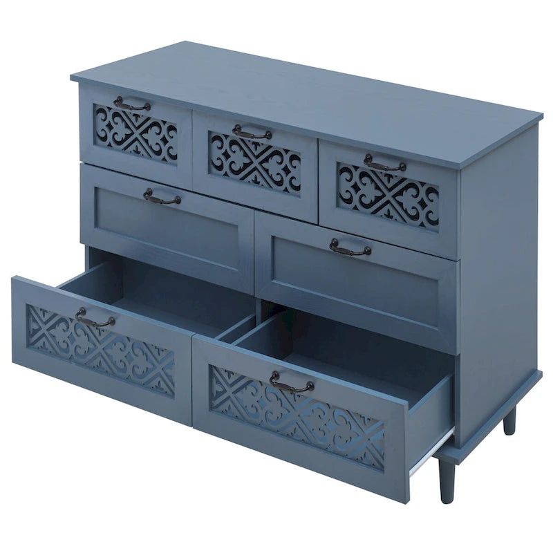 3-Door 3-Drawer Storage Cabinet for Bedroom