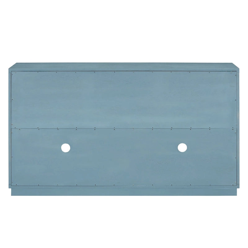 Sideboard with Metal Handles and Adjustable Shelves