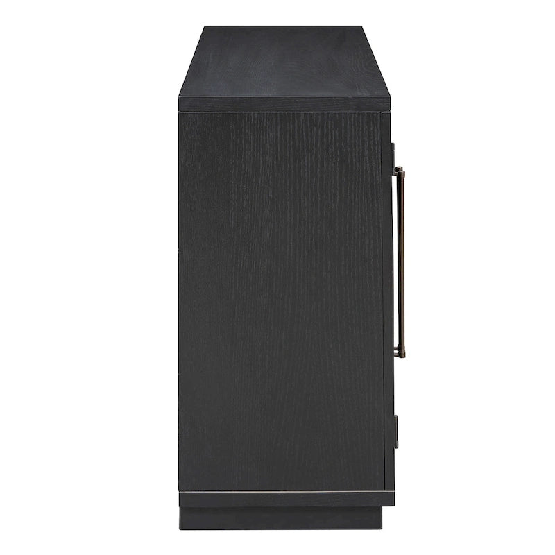 Sideboard with Metal Handles and Adjustable Shelves