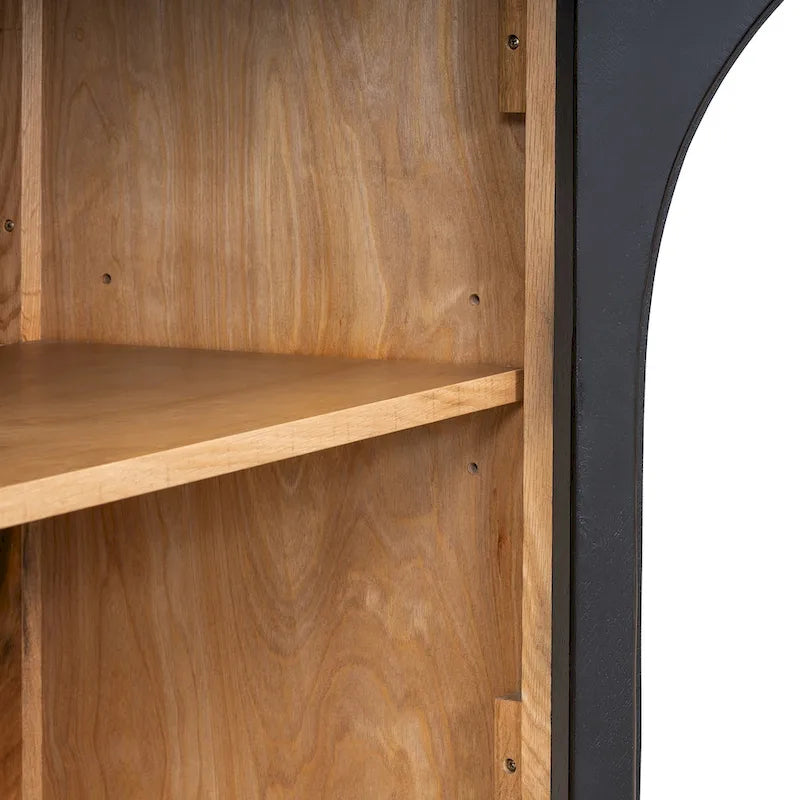 Sideboard with Metal Handles and Adjustable Shelves