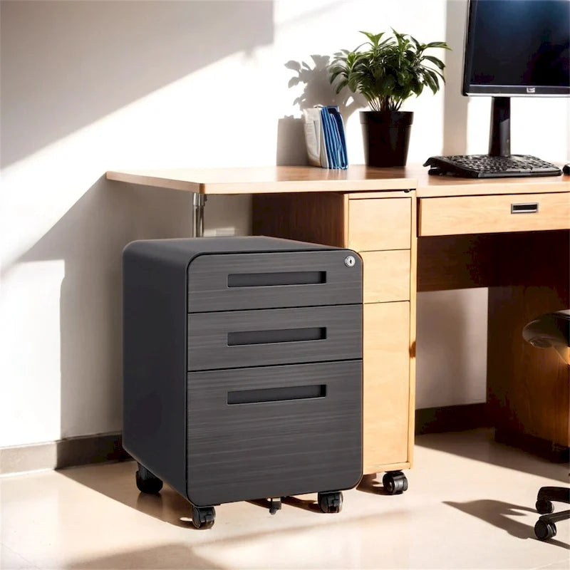 Mobile File Cabinet Under Desk Office,Versatile Storage Cabinet