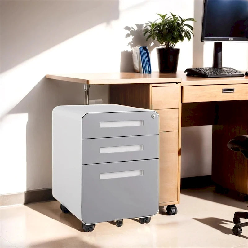 Mobile File Cabinet Under Desk Office,Versatile Storage Cabinet
