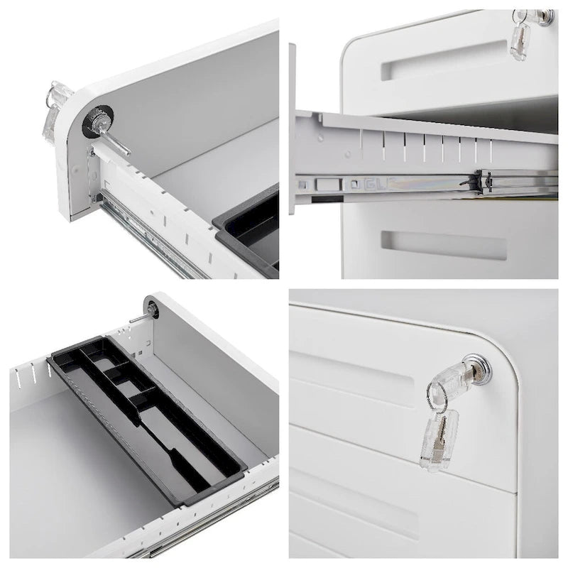 Mobile File Cabinet Under Desk Office,Versatile Storage Cabinet