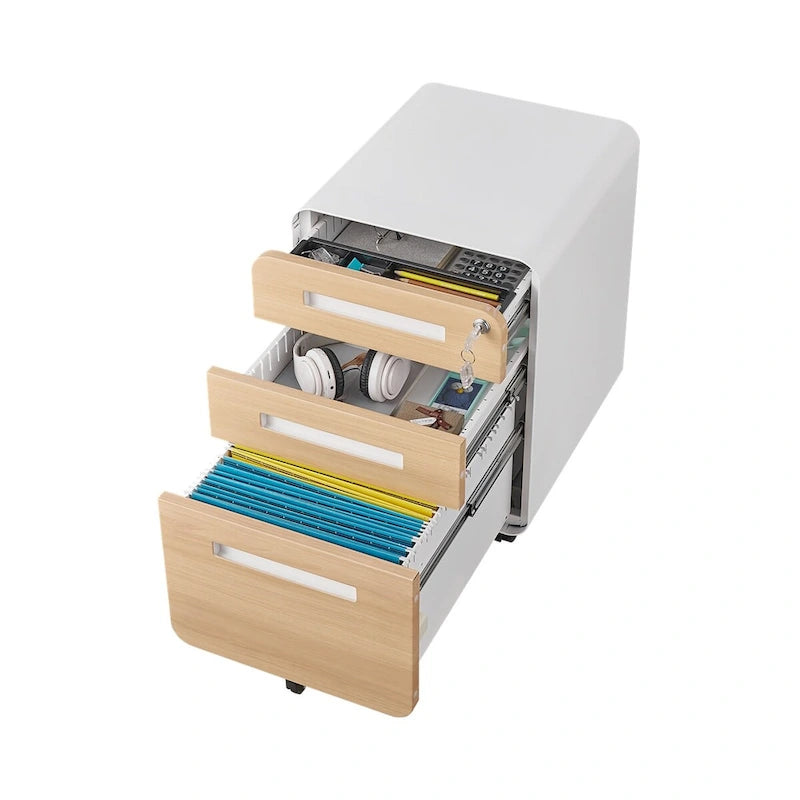 Mobile File Cabinet Under Desk Office,Versatile Storage Cabinet