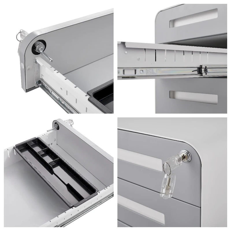 Mobile File Cabinet Under Desk Office,Versatile Storage Cabinet