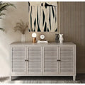 4 Shutter Door Wooden Cabinet Sideboard Buffet Server Cabinet