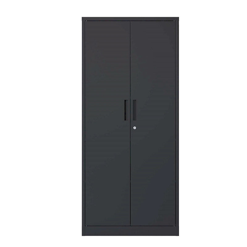71H Metal Lockable Storage Cabinet with Doors and 4 Shelves