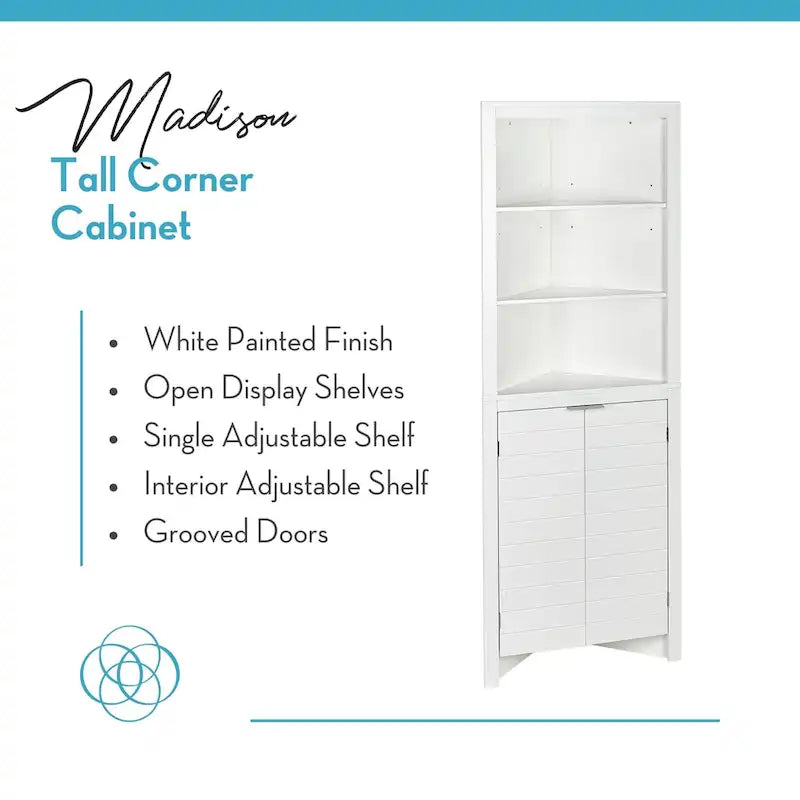 Retro Floral Accent Cabinet