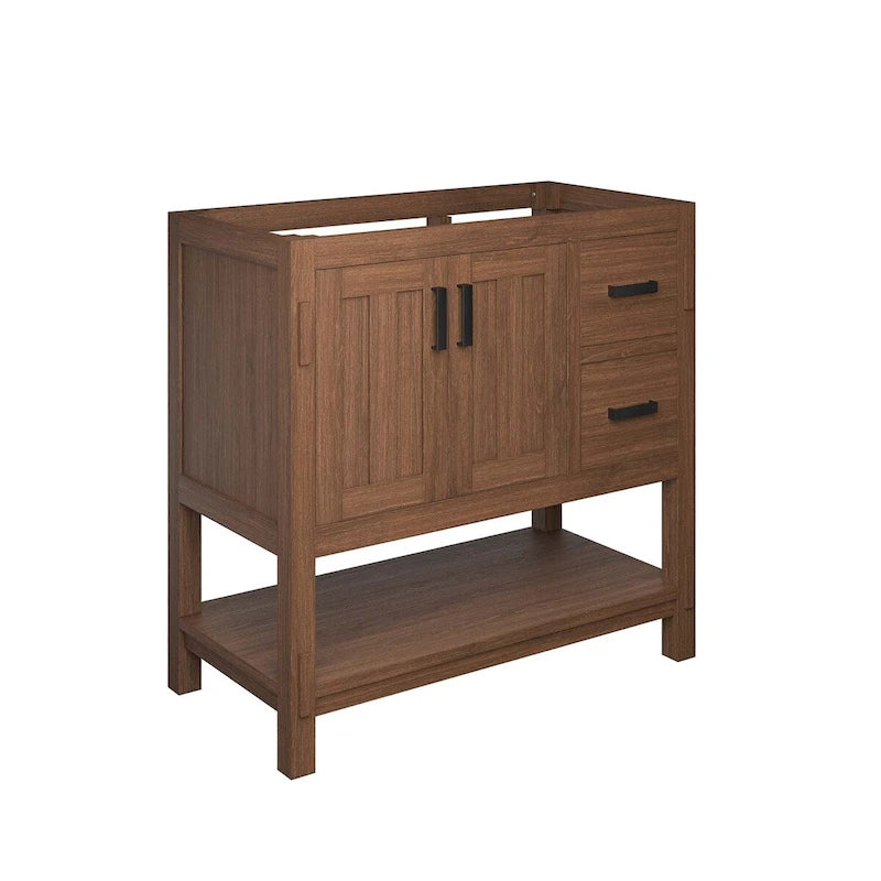36" Wood Bathroom Vanity Cabinet (Sink Basin Not Included)