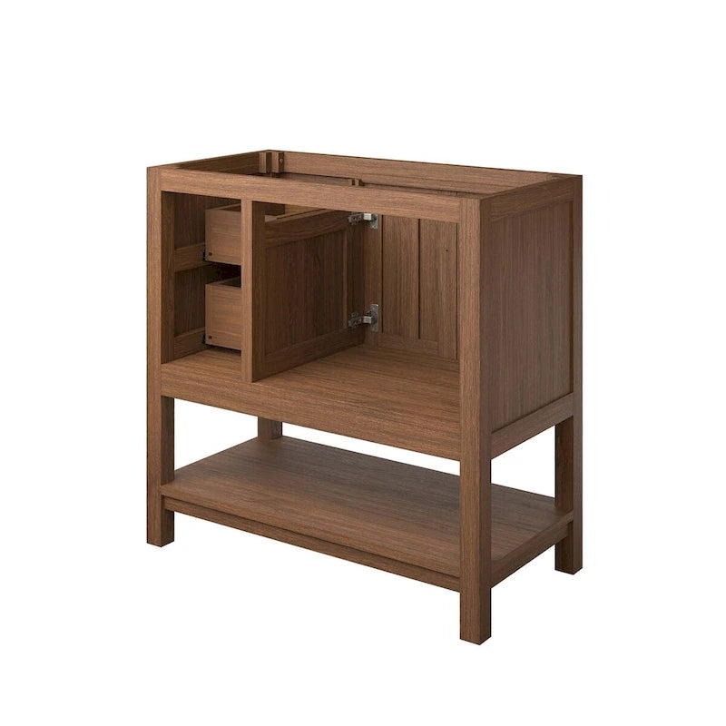 36" Wood Bathroom Vanity Cabinet (Sink Basin Not Included)