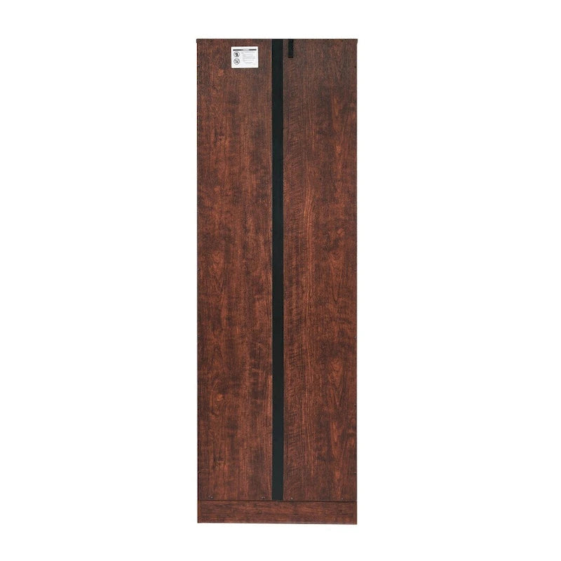 Tall Storage Cabinet with 8 Doors and 4 Shelves Wall Storage Cabinet - 24.00L * 12.80W * 72.40H