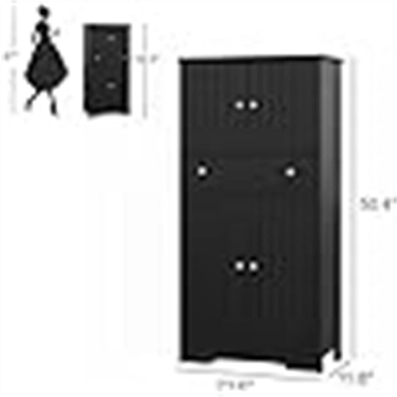 Tall Storage Cabinet - 23.6D x 11.8W x 50.4H