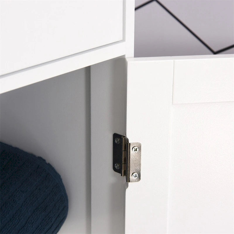 Slim Bathroom Storage Cabinet,Tall Bathroom Cabinet,Narrow Linen Tower