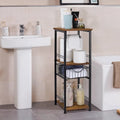 3 Tier Bathroom Towel Storage Shelf with Paper Hanger