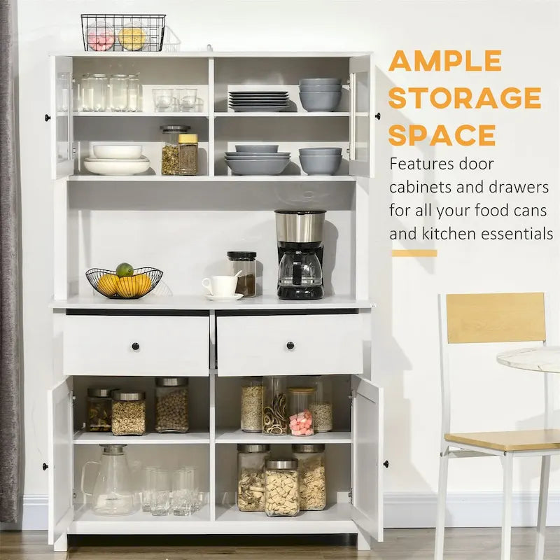 63.5 Kitchen Buffet with Hutch