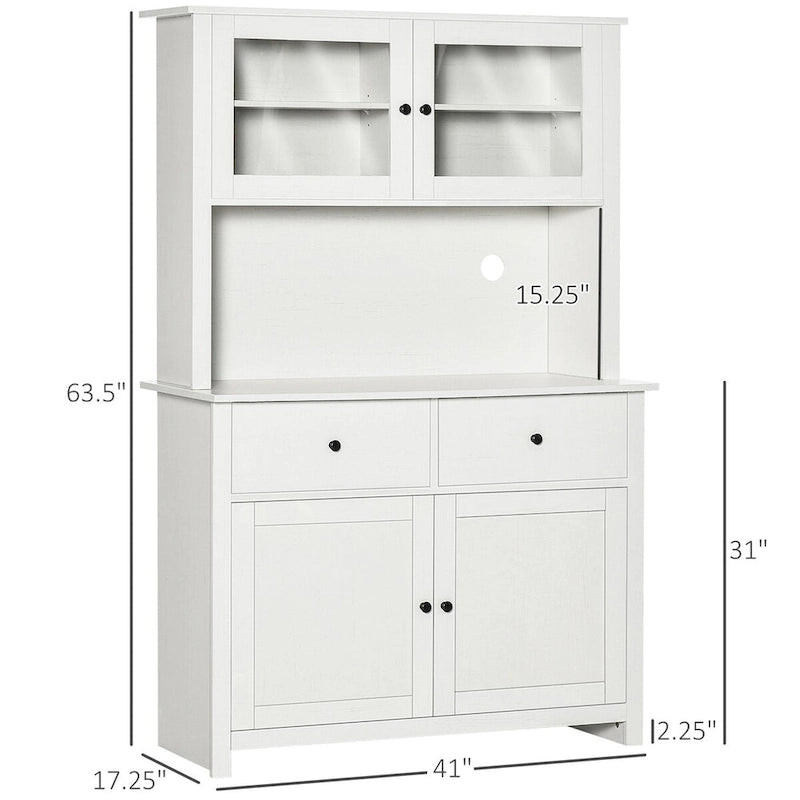 63.5 Kitchen Buffet with Hutch